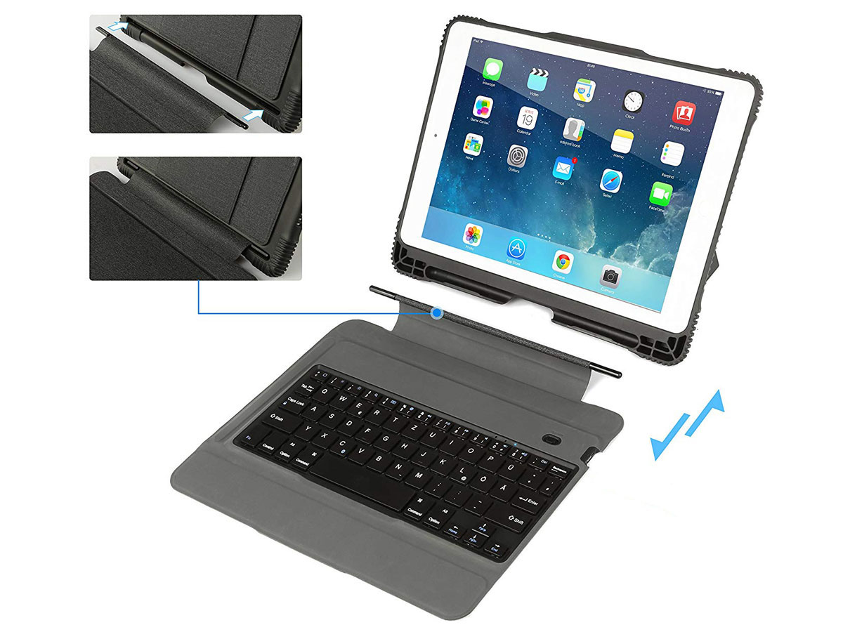 Rugged Keyboard Case iPad Air 3 2019 Toetsenbord Hoesje 