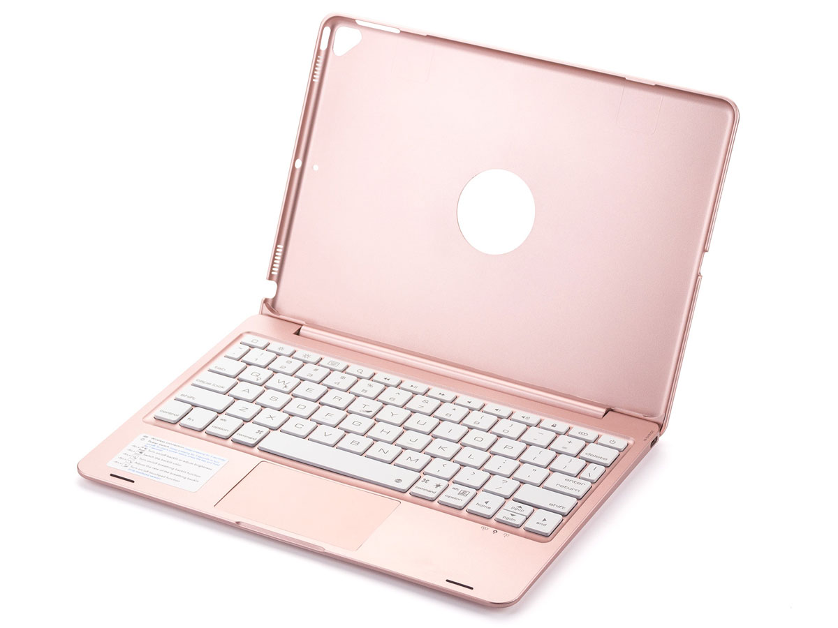 Toetsenbord Case met Muis Trackpad Rosé - iPad Air 3 2019 Hoesje