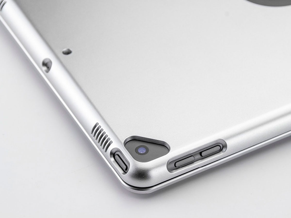 Toetsenbord Case met Muis Trackpad Zilver - iPad Air 3 2019 Hoesje