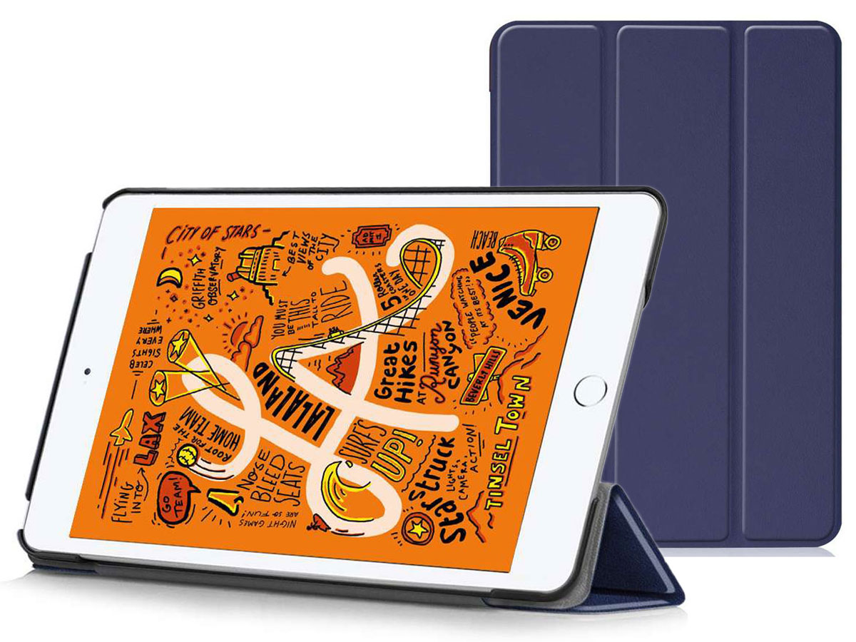 Smart Bookcase Blauw - iPad mini 5 (2019) Hoesje