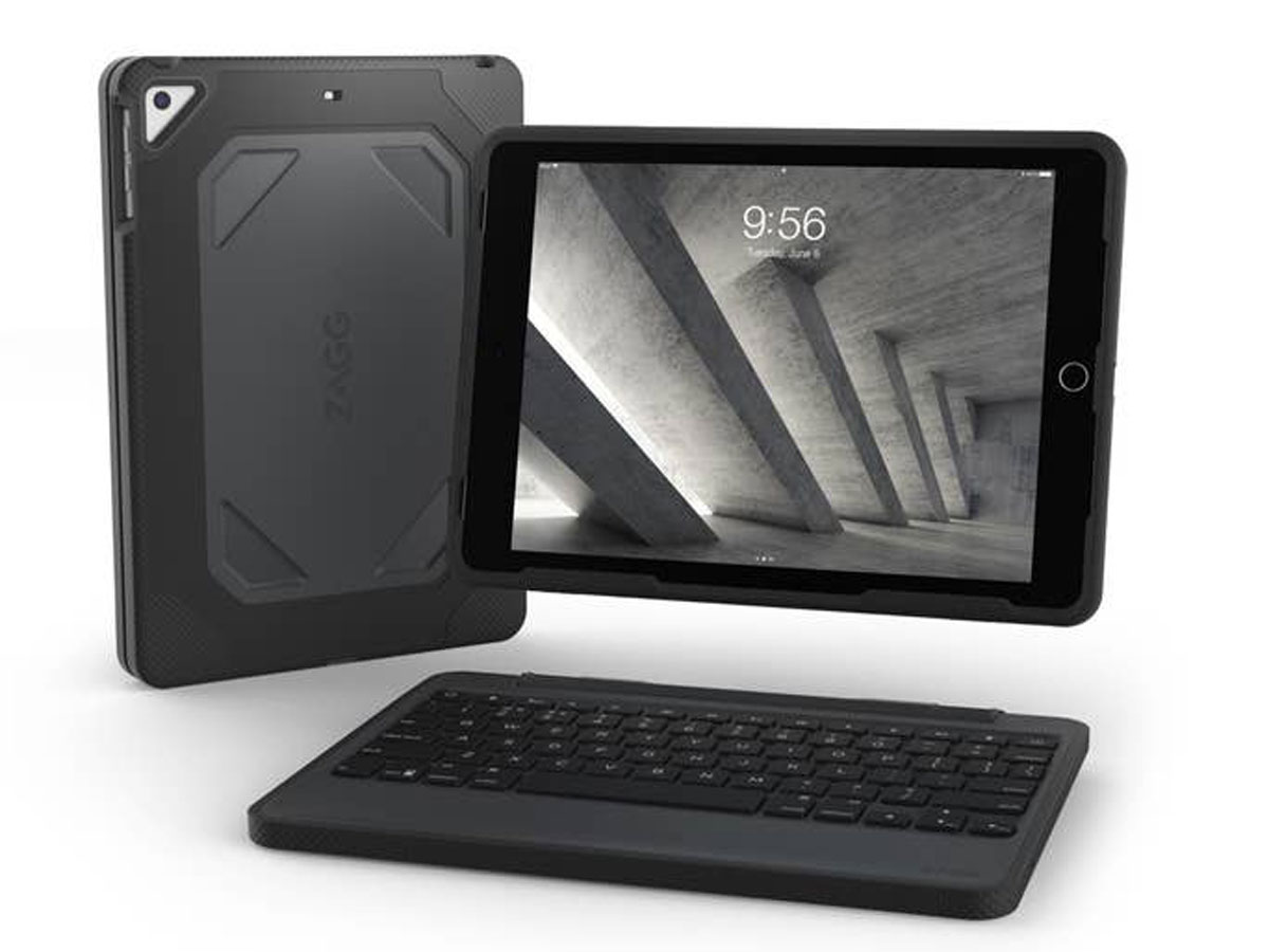 ZAGG Rugged Book Keyboard Case QWERTY - iPad Mini 5 Toetsenbord Hoesje