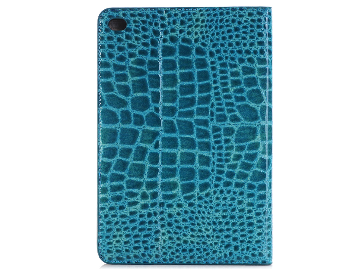 Crocodile Stand Case Turquoise - iPad Mini 4 Hoesje