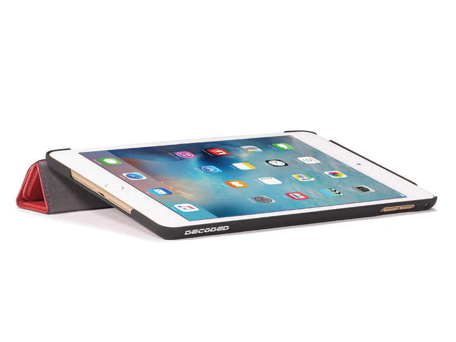 Decoded Slim Cover - Leren iPad mini 4 hoesje