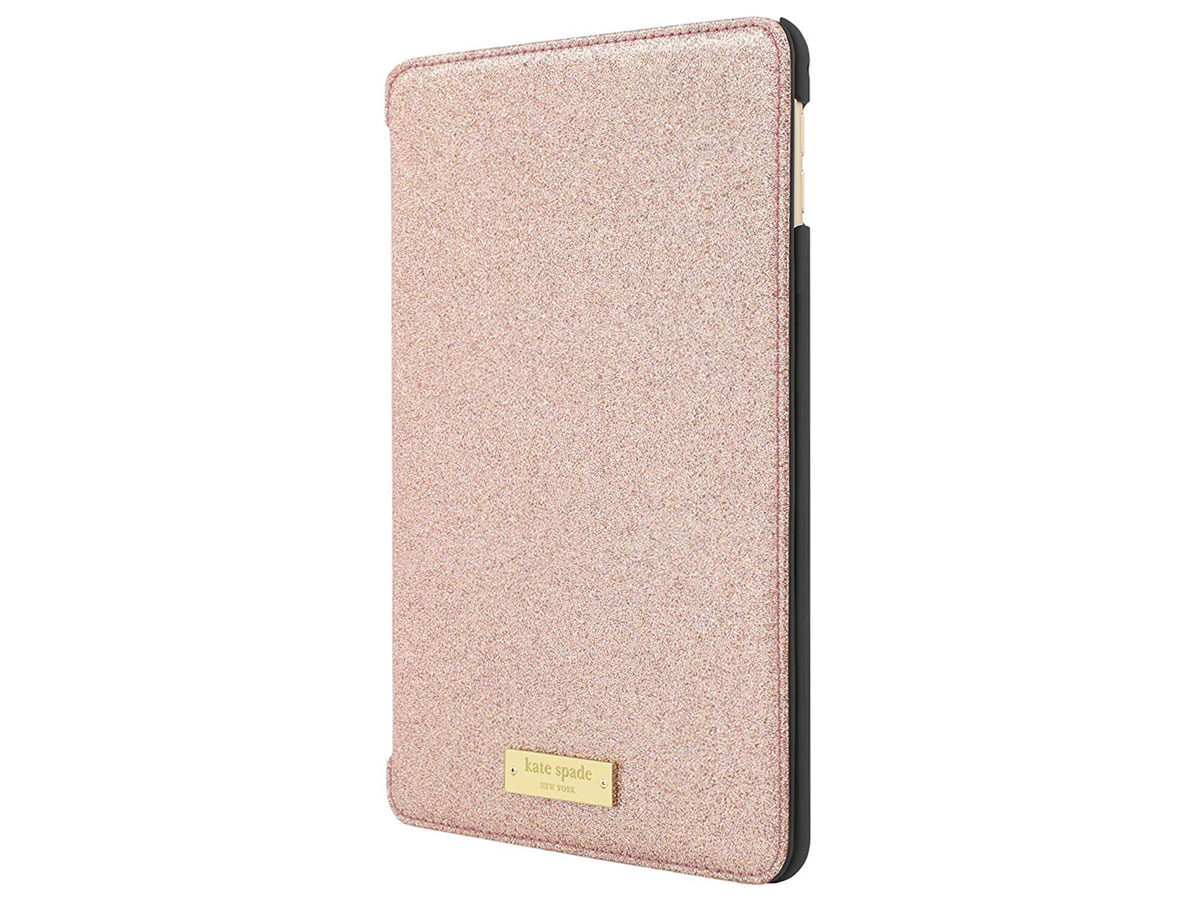 Kate Spade Glitter Stand Case Rosé - iPad Mini 4 hoesje