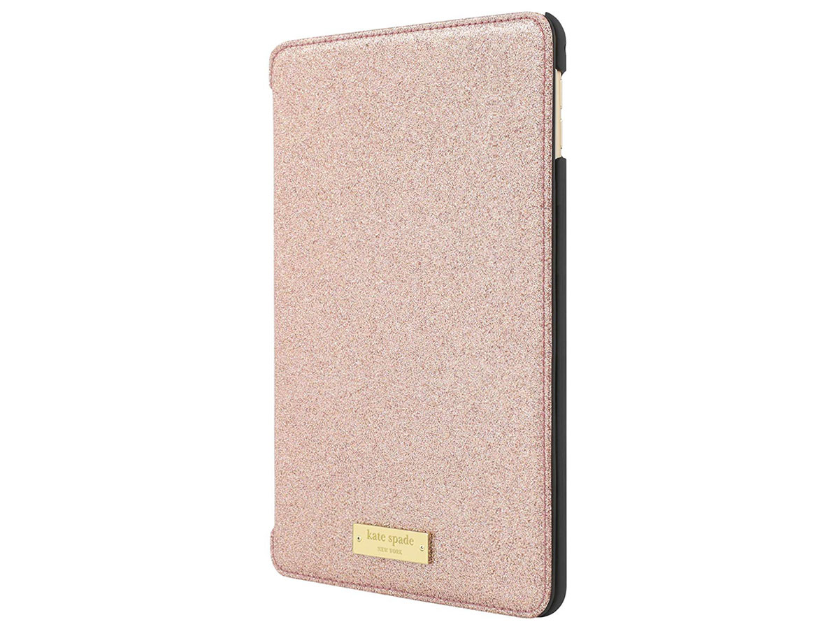Kate Spade Glitter Stand Case Rosé iPad Mini 4 hoesje