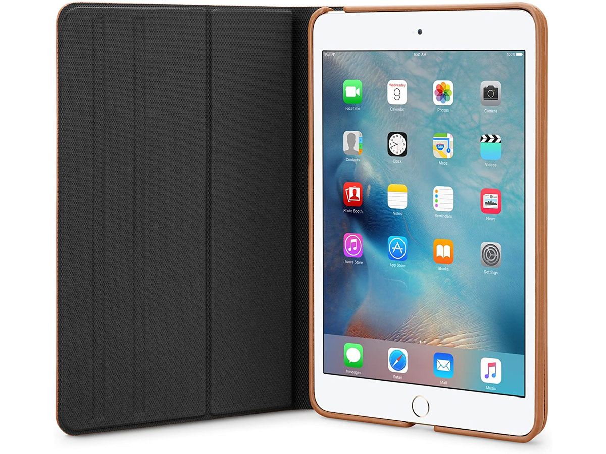 Sena Vettra Folio Bruin - Leren iPad Mini 4 hoesje