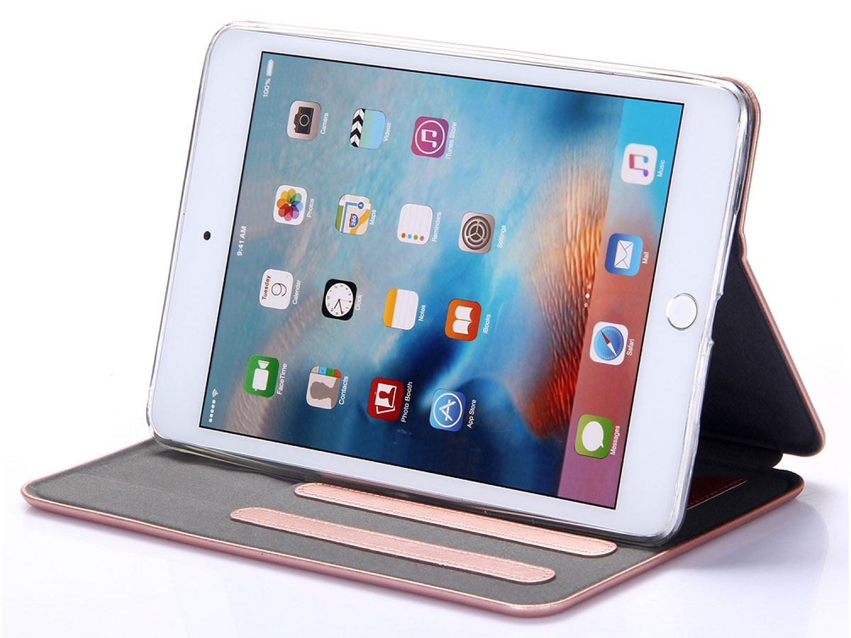 Slim Elegant Shell Stand Case - iPad Mini 4 Hoesje