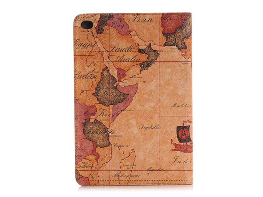 Antique World Map Stand Case - iPad Mini 4 Hoesje