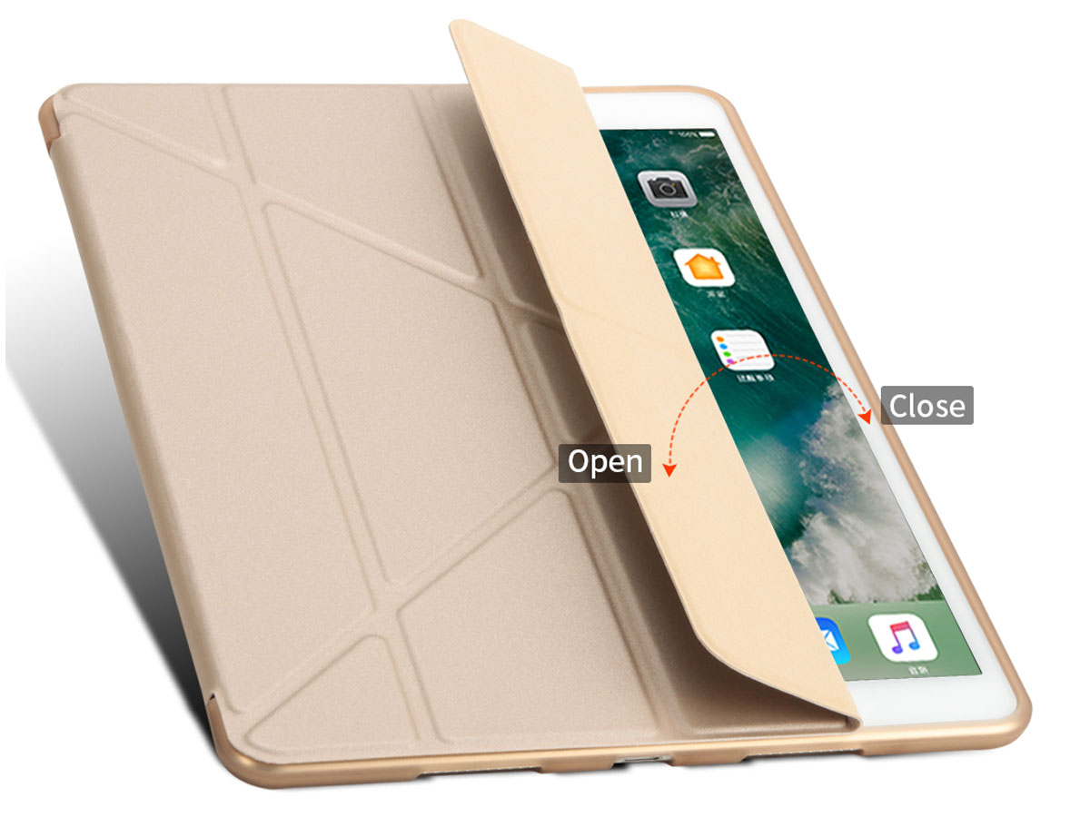 Origami Stand Case - iPad Pro 10.5 Hoesje (Goud)
