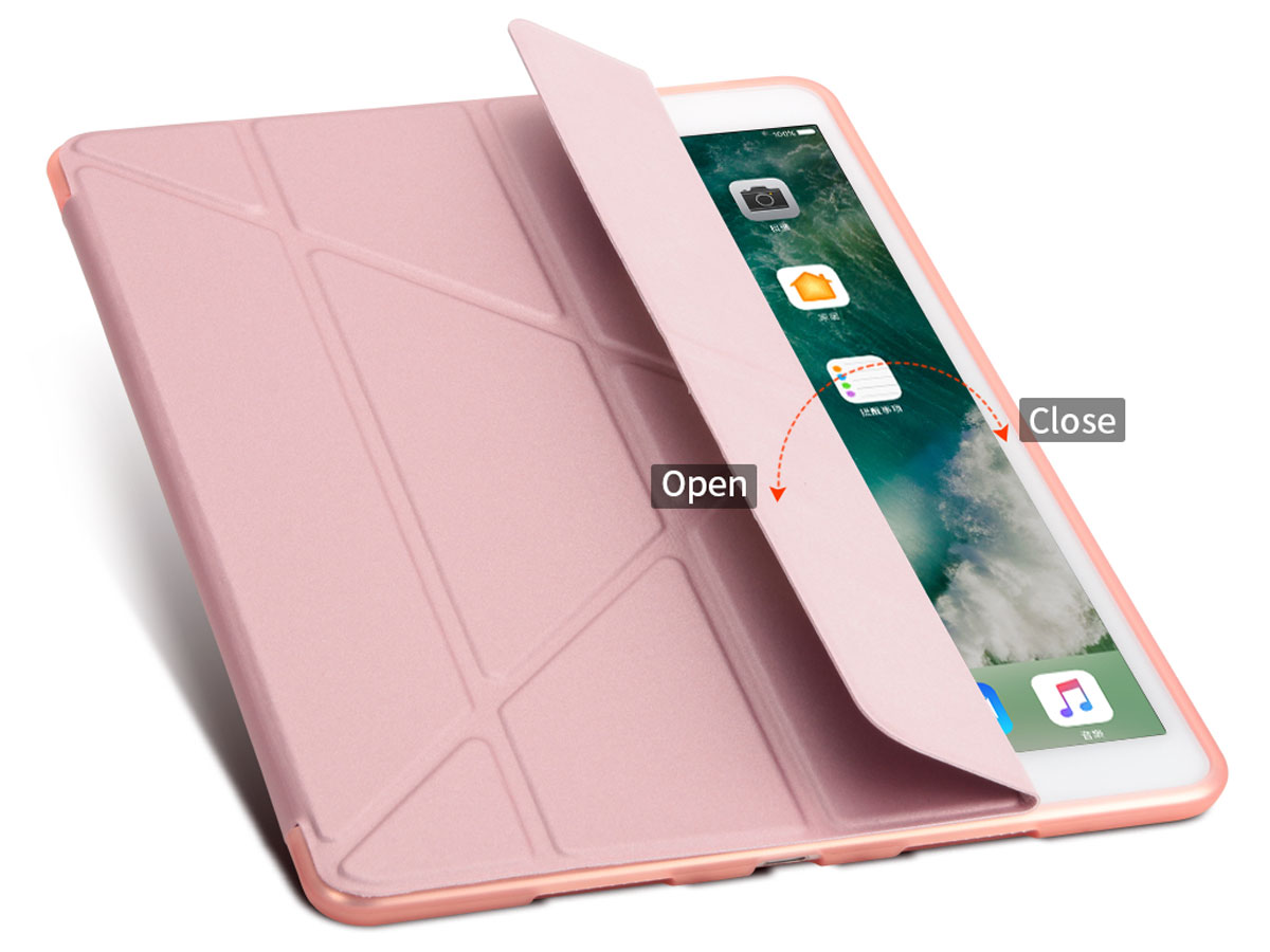 Origami Stand Case - iPad Pro 10.5 Hoesje (Rosé Goud)