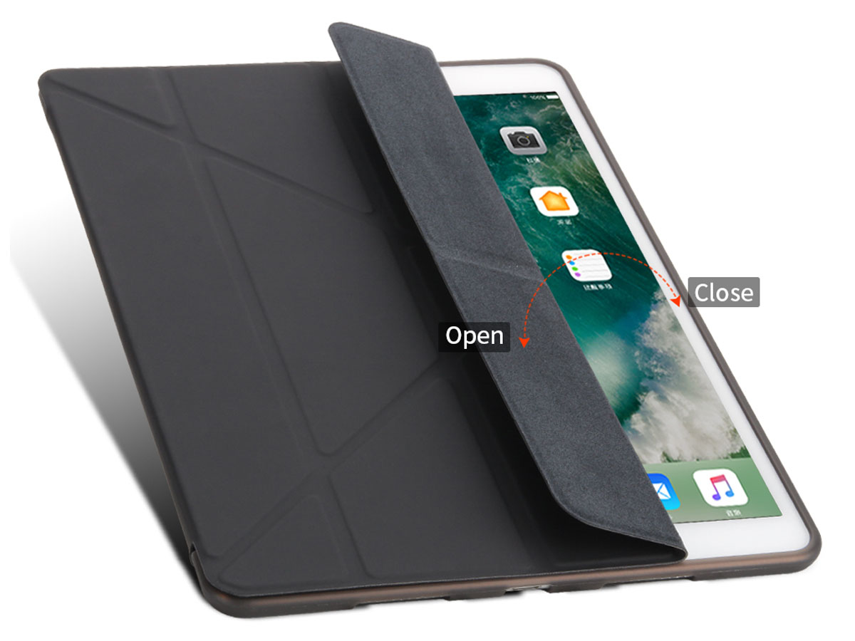iPad Pro 10.5 Hoesje Origami Stand Case Zwart