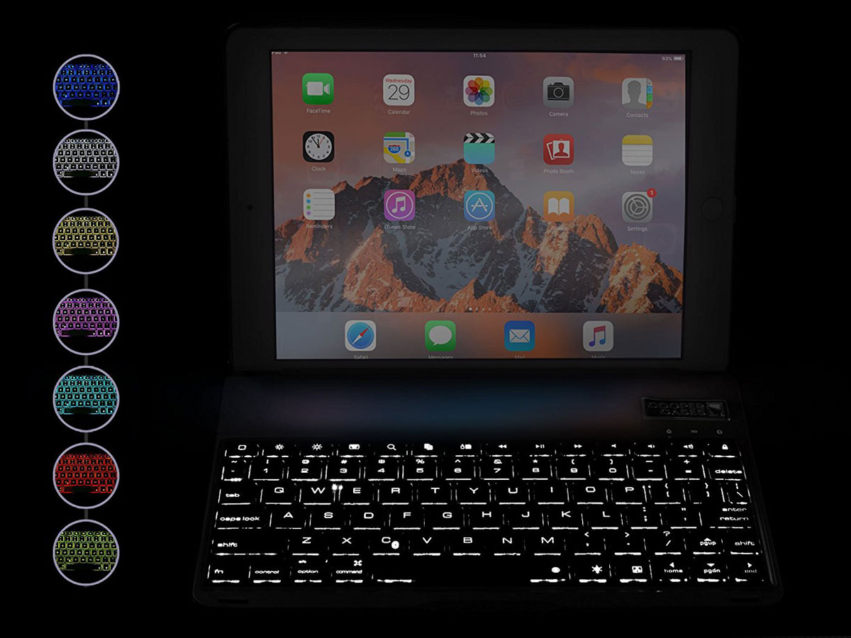 Bluetooth Toetsenbord Case Zwart - iPad Pro 10.5 Hoesje