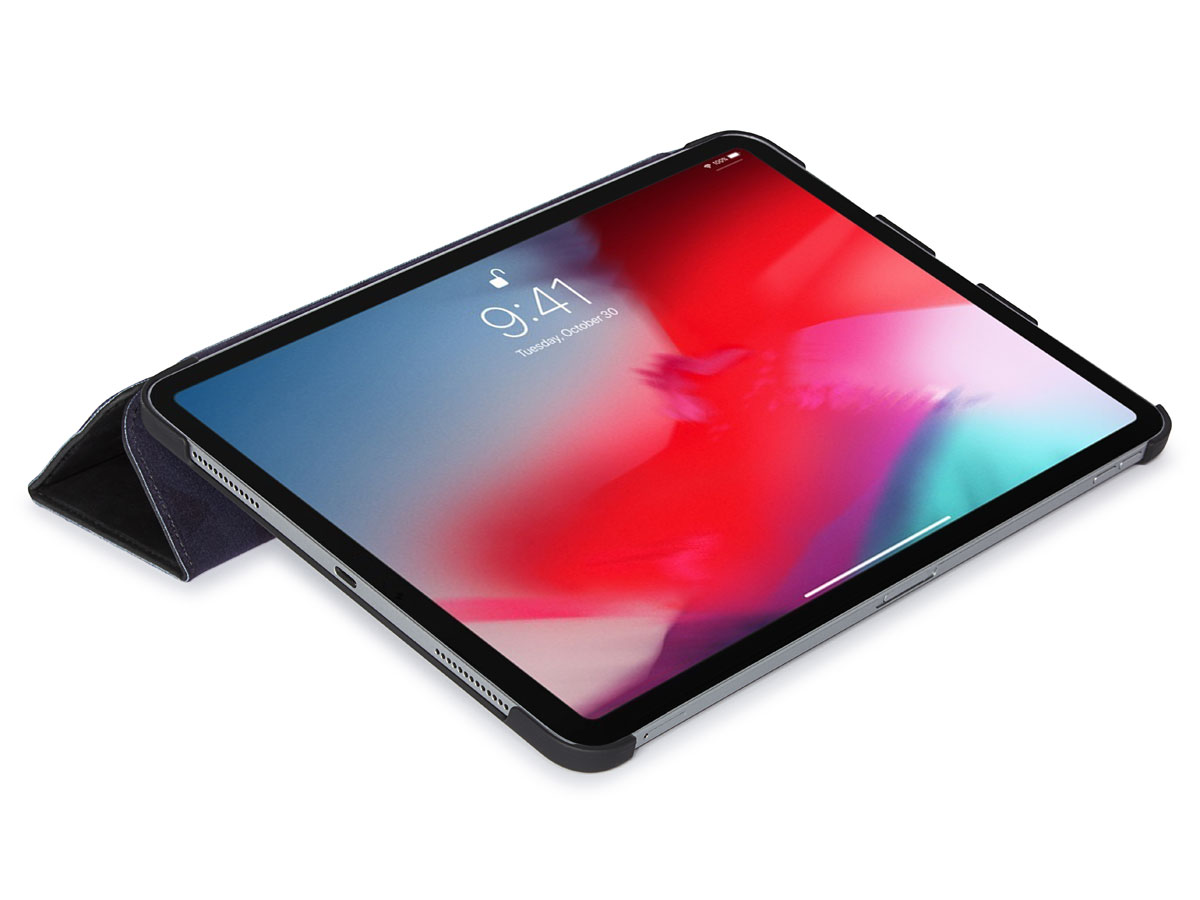 Decoded Slim Cover Zwart Leer - iPad Pro 11 2018 hoesje