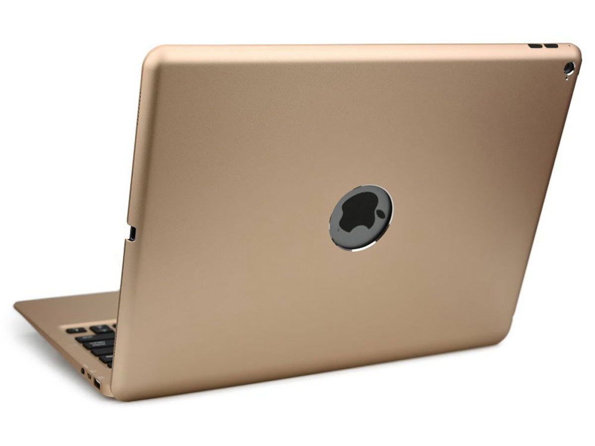 Bluetooth Toetsenbord Case Goud - iPad Pro 12.9 (2015/2017) Hoesje