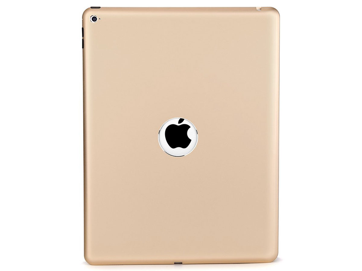 Bluetooth Toetsenbord Case Goud - iPad Pro 12.9 (2015/2017) Hoesje