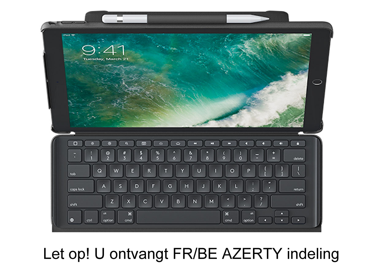 Logitech Slim Combo Keyboard Case - iPad Pro 12.9 Toetsenbord Hoesje (AZERTY)