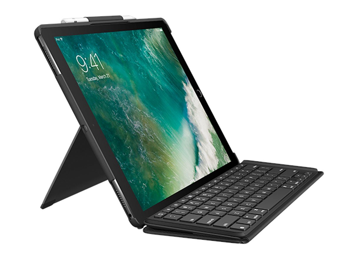 Logitech Slim Combo Keyboard Case - iPad Pro 12.9 Toetsenbord Hoesje (AZERTY)