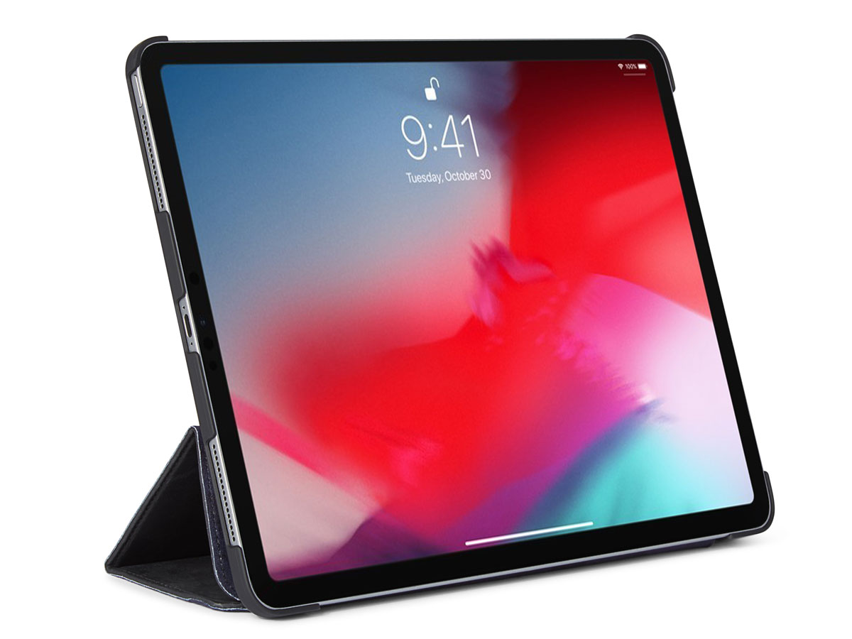 Decoded Slim Cover Zwart Leer - iPad Pro 12.9 2018 hoesje