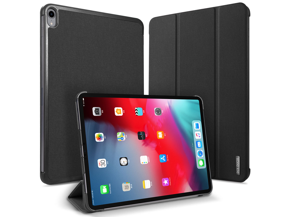 Dux Ducis Trifold Case Zwart - iPad Pro 12.9 2018 hoes