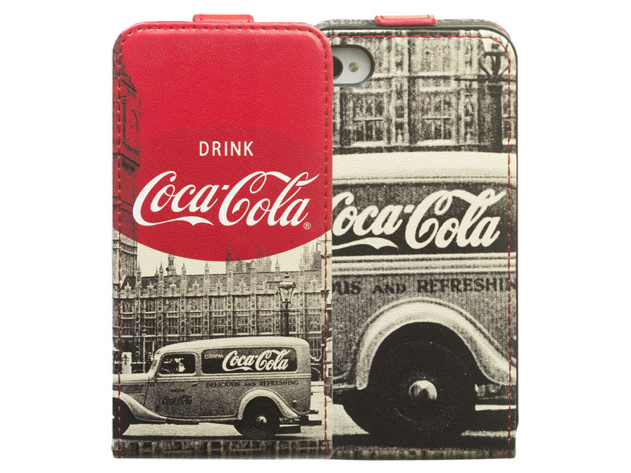 Coca-Cola City Cab Flip Case Hoesje voor iPhone 4/4S