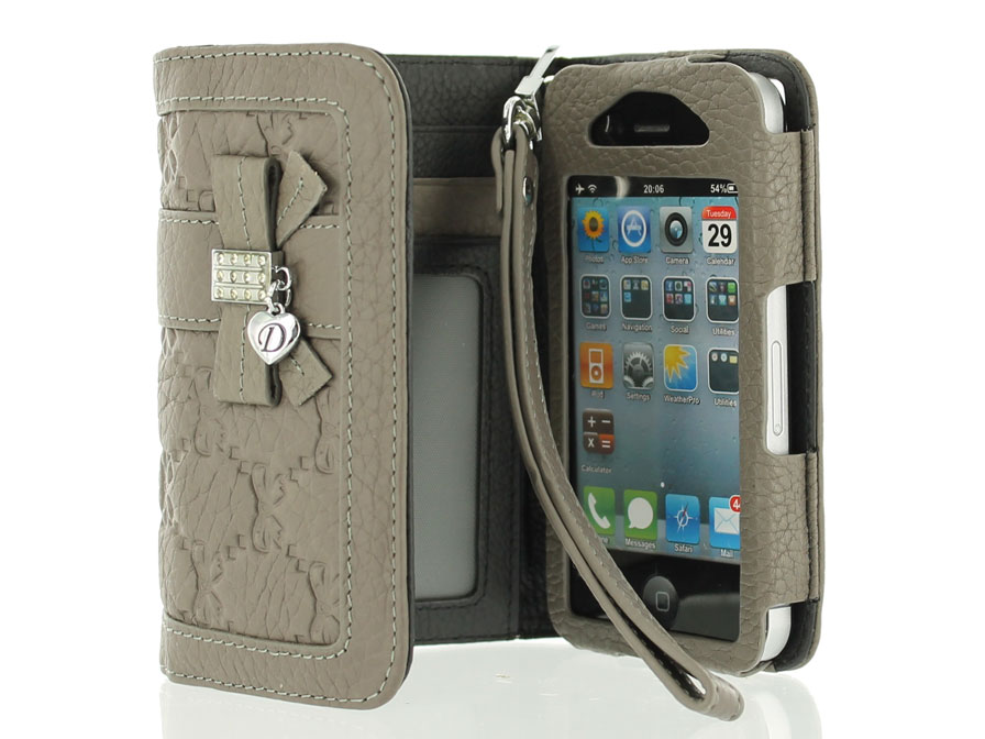 DiCase Trifold Wallet Case - Hoesje voor iPhone 4/4S