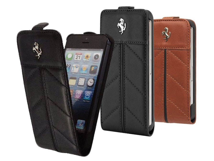 Pijl Verwachten Bisschop Ferrari California Series Leren Flip Case voor iPhone 4/4S