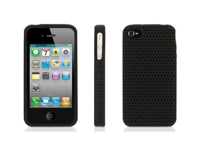 Griffin FlexGrip Punch Silicone Skin Case Hoes voor iPhone 4/4S
