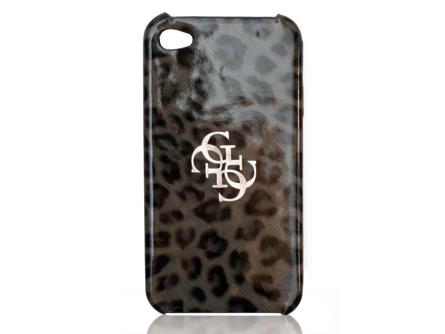 Guess Collection Leopard Click-on Case voor iPhone 4/4S