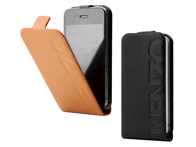 controleren Maak een bed mouw Kenzo Leather Flip Case - iPhone 4/4S hoesje
