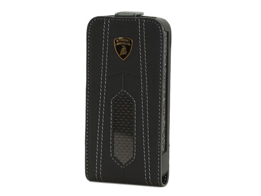 Lamborghini Aventador D2 Flipcase - Leren Hoesje voor iPhone 4/4S