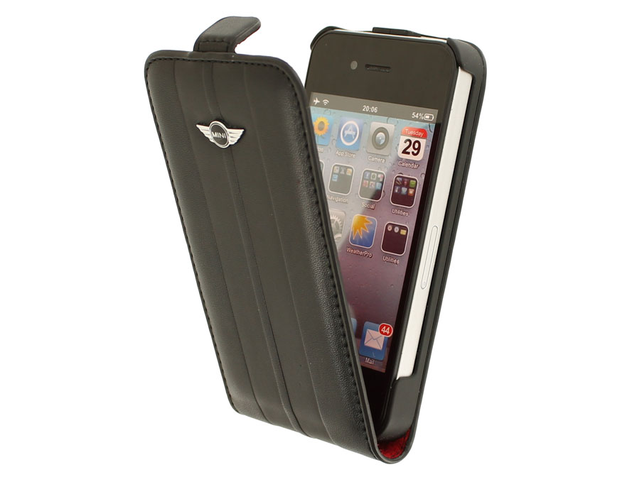 MINI Cooper Stripes Flip Case - Hoesje voor iPhone 4/4S