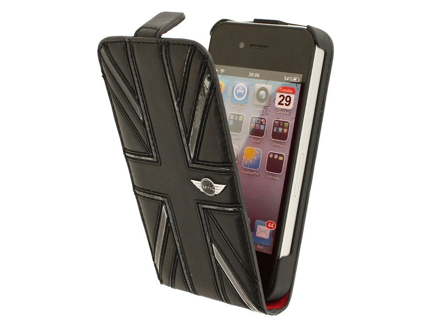 MINI Cooper Black Jack Flip Case - Hoesje voor iPhone 4/4S