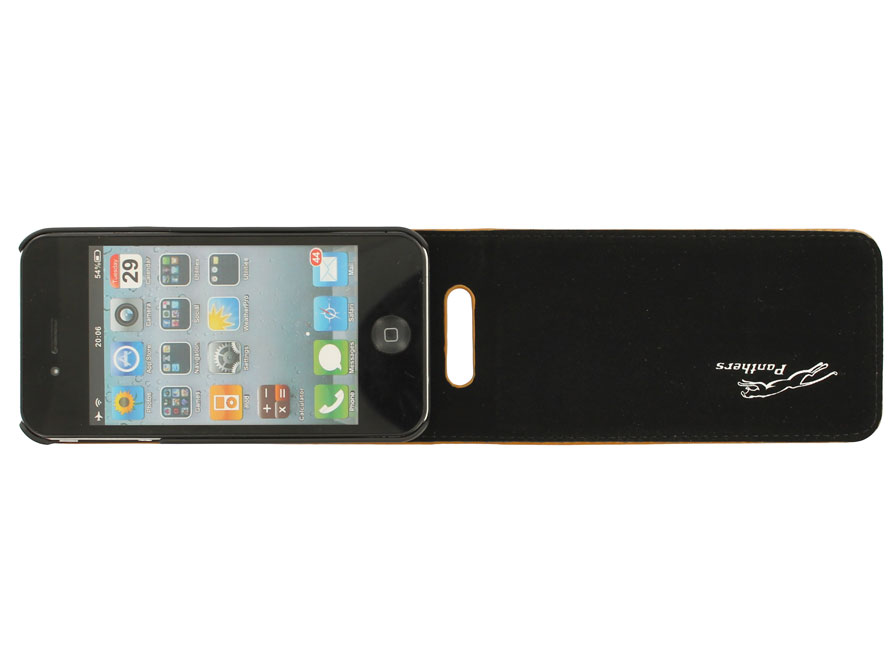 Panthers Slim Flip Case Hoesje voor iPhone 4/4S