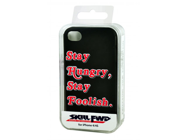 SKILLFWD 'Stay Hungry, Stay Foolish' Case Hoesje voor iPhone 4/4S