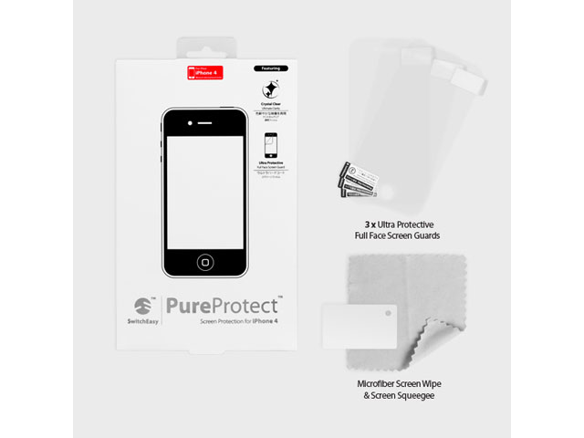 SwitchEasy PureProtect iPhone 4/4S Screenprotector (3-pack)