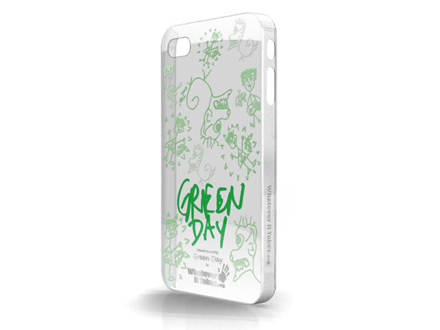 W.I.T. Artwork Case 'Green Day' voor iPhone 4/4S