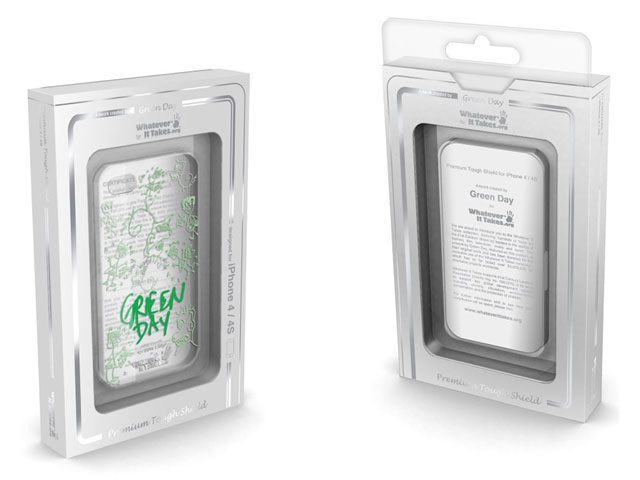 W.I.T. Artwork Case 'Green Day' voor iPhone 4/4S