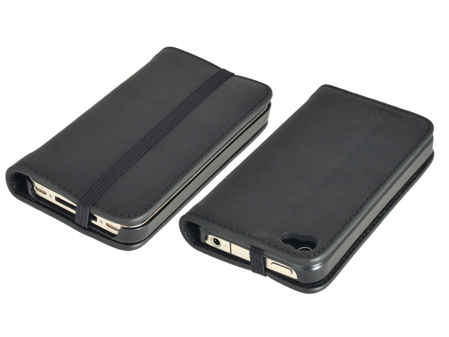iErnest Card Holder 4 Echt Lederen Case voor iPhone 4/4S