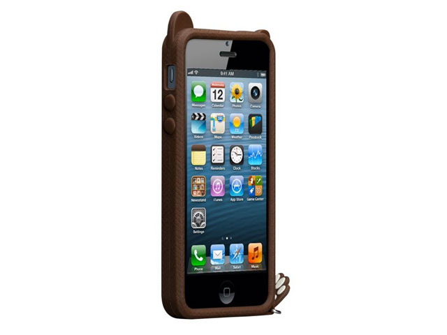 Case-Mate Creatures Grizzly Silicone Skin Case voor iPhone 5/5S