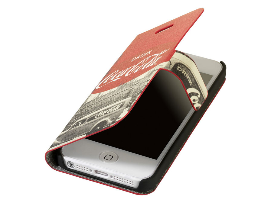 Coca-Cola City Cab Book Case Hoesje voor iPhone 5/5S
