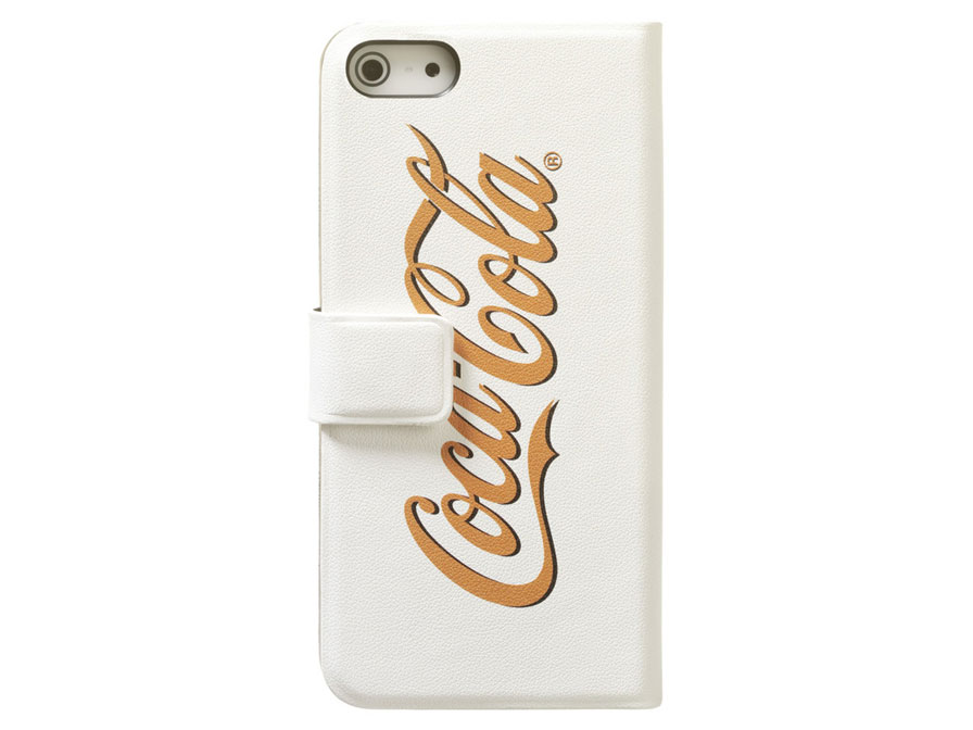 Coca-Cola Golden Beauty Book Case Hoesje voor iPhone 5/5S