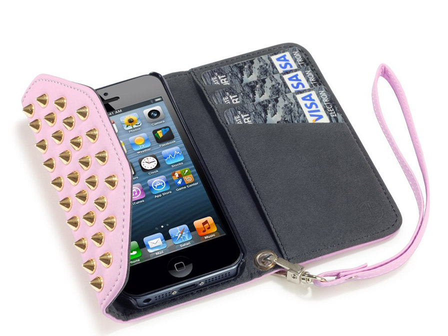 Covert Studs Wallet Pastels - iPhone SE / 5s / 5 hoesje