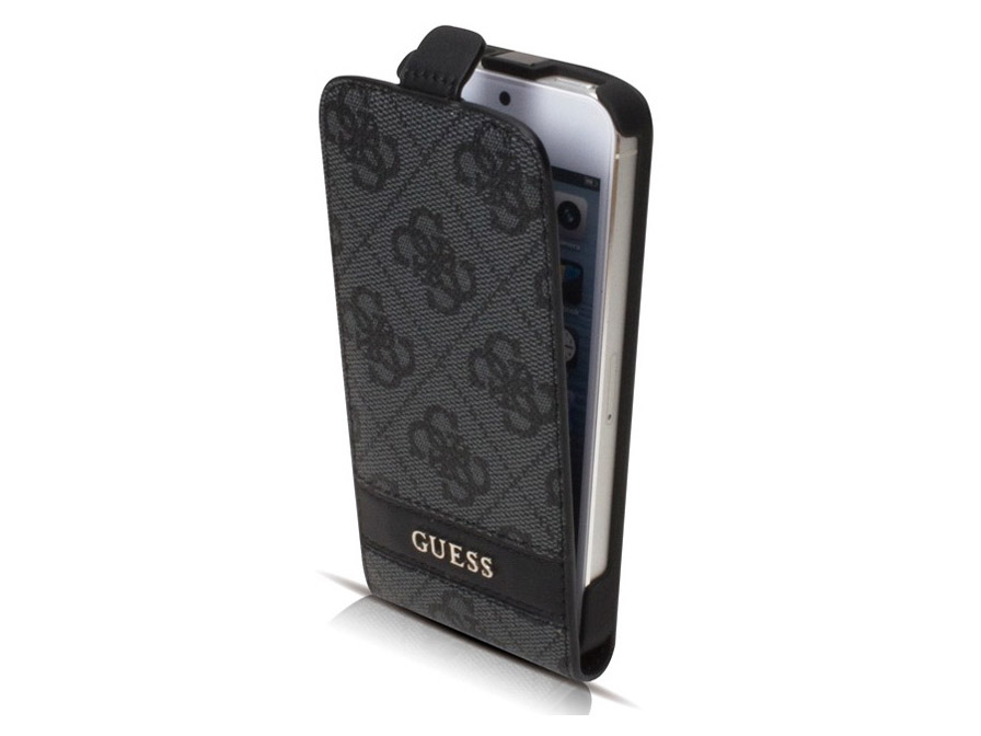 Guess Monogram Leather Case - iPhone SE / 5s / 5 hoesje