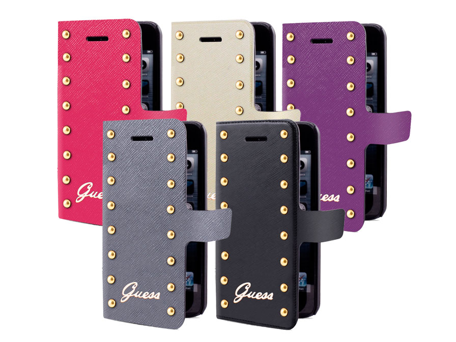 Guess Studs Bookcase - iPhone SE / 5s / 5 hoesje