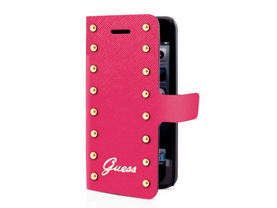 Guess Studs Bookcase - iPhone SE / 5s / 5 hoesje