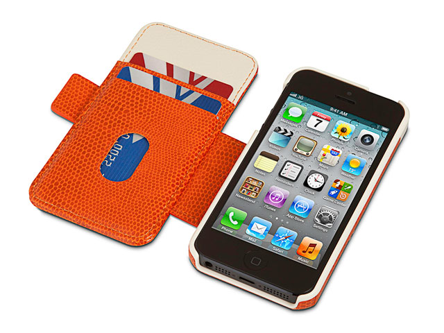 Kensington Portafolio Duo Snake SideFlip Wallet Case voor iPhone 5/5S