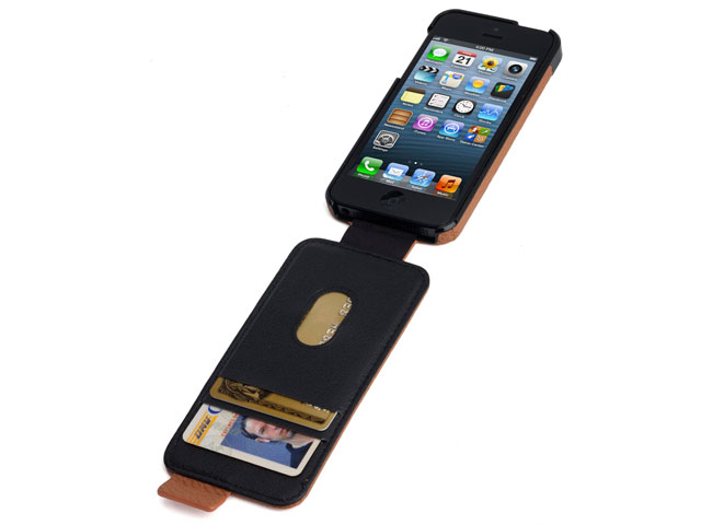 Kensington Portafolio Cognac Flip Case voor iPhone 5/5S