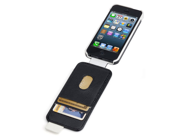 Kensington Portafolio Black Snake Flip Case voor iPhone 5/5S