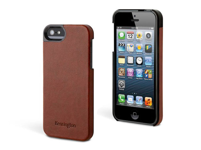 Kensington Vesto Cognac Leather Hard Case voor iPhone 5/5S