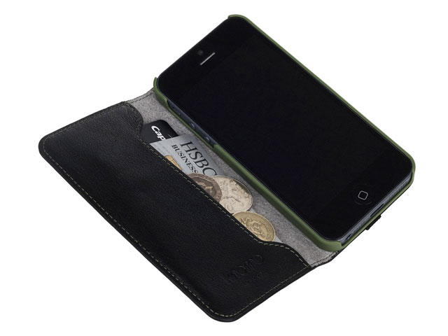 Knomo Leather Folio Case - iPhone SE / 5s / 5 hoesje